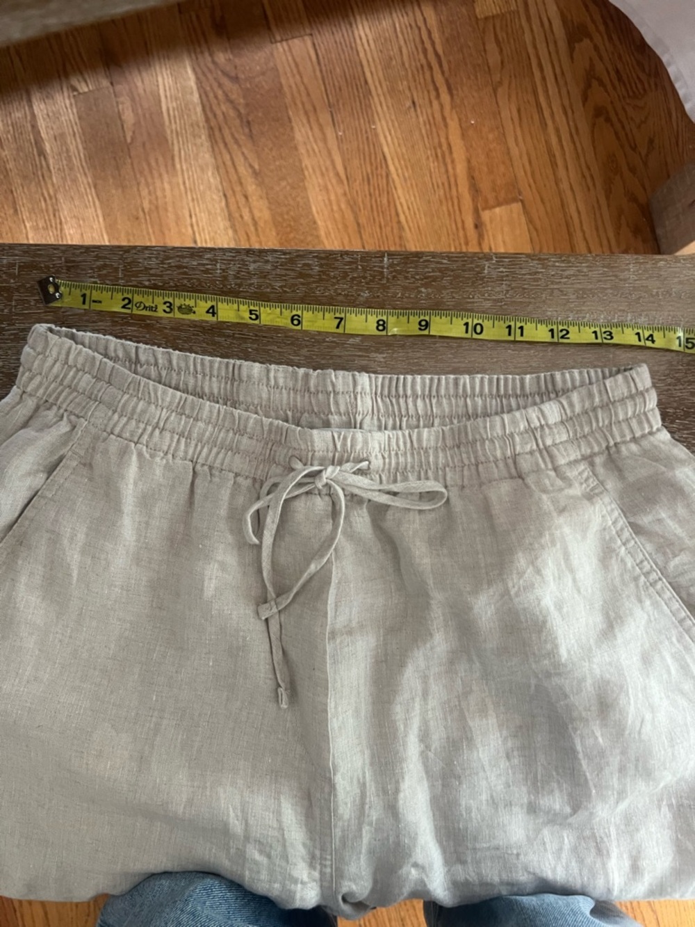 Banana Republic The Getaway straight leg linen pants M - Picture 10 of 10